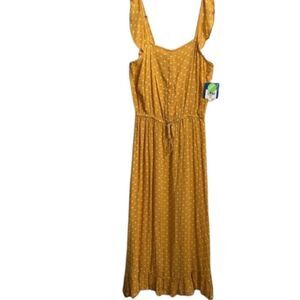 Arizona Jean Company Gold Dot dress size 2X NWT